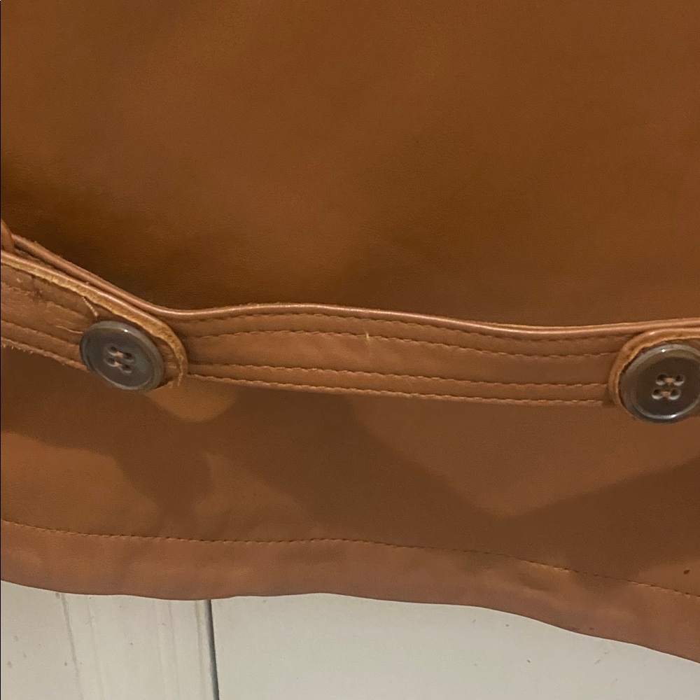 Cache Tan Leather Jacket - Picture 4 of 6